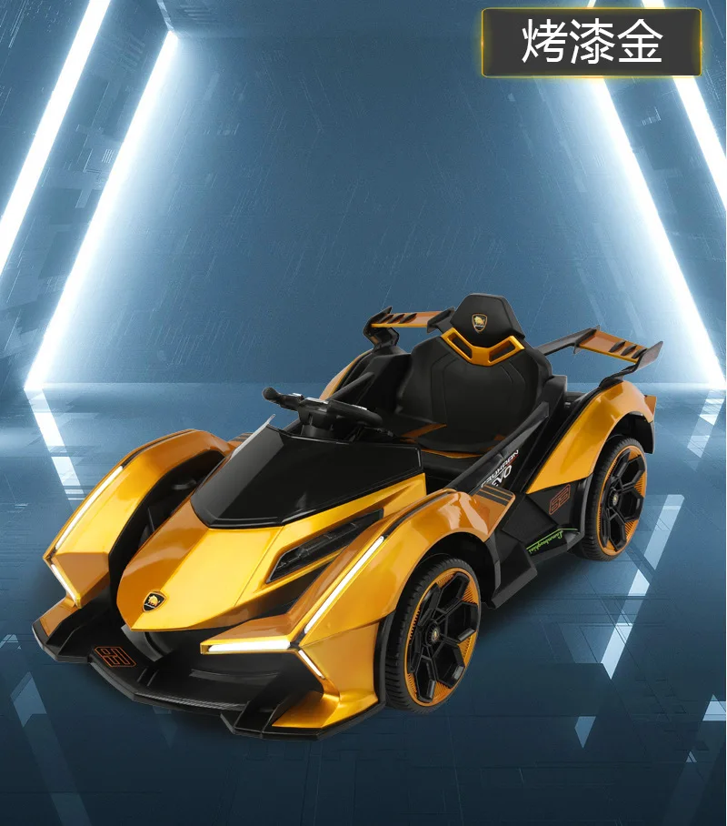 Super Sports Car Electric Ride On Car Four-Wheel Drive 12V Remote Control Baby Car Charging Electric Cart To Drive 27 Super Sports Car Electric Ride On Car Four-Wheel Drive 12V Remote Control Baby Car Charging Electric Cart To Drive