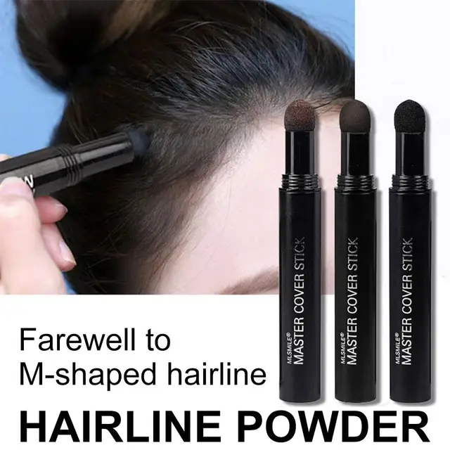 Stylo anciers de réparation de ligne de cheveux modifié, couverture instantanée de racine noire, remplissage de cheveux naturels, poudre d'ombre de délié, couverture de cheveux 1