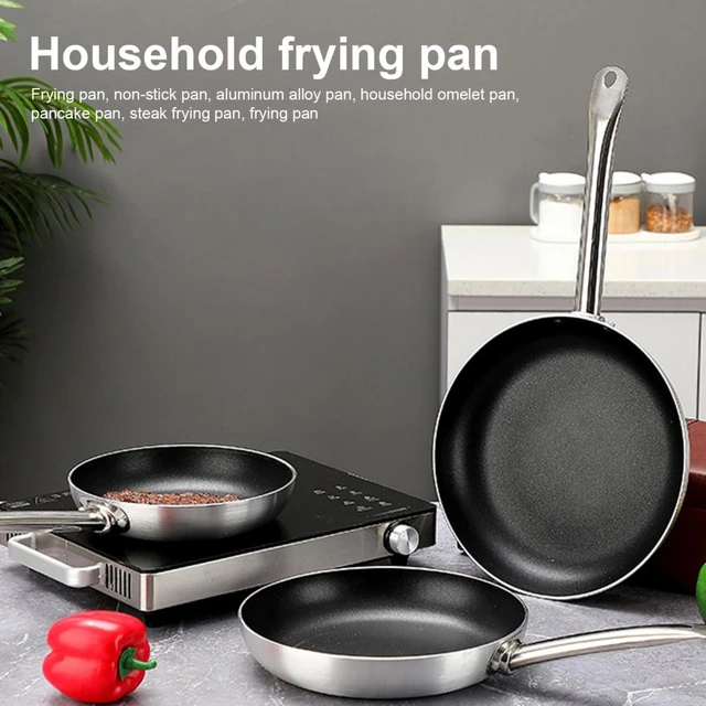 14-Inch Frying Pan Nonstick Cooker Aluminum Durable with Lid Kitchen -  AliExpress