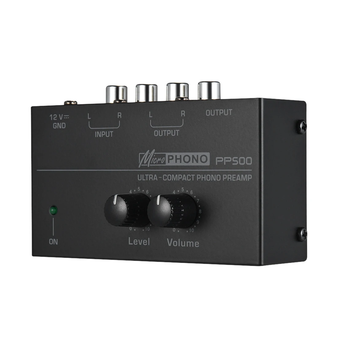 

Ультракомпактный предусилитель для фонографа PP500 с басами, регулировкой громкости и тройным балансом, предусилитель для проигрывателя, вилка стандарта США