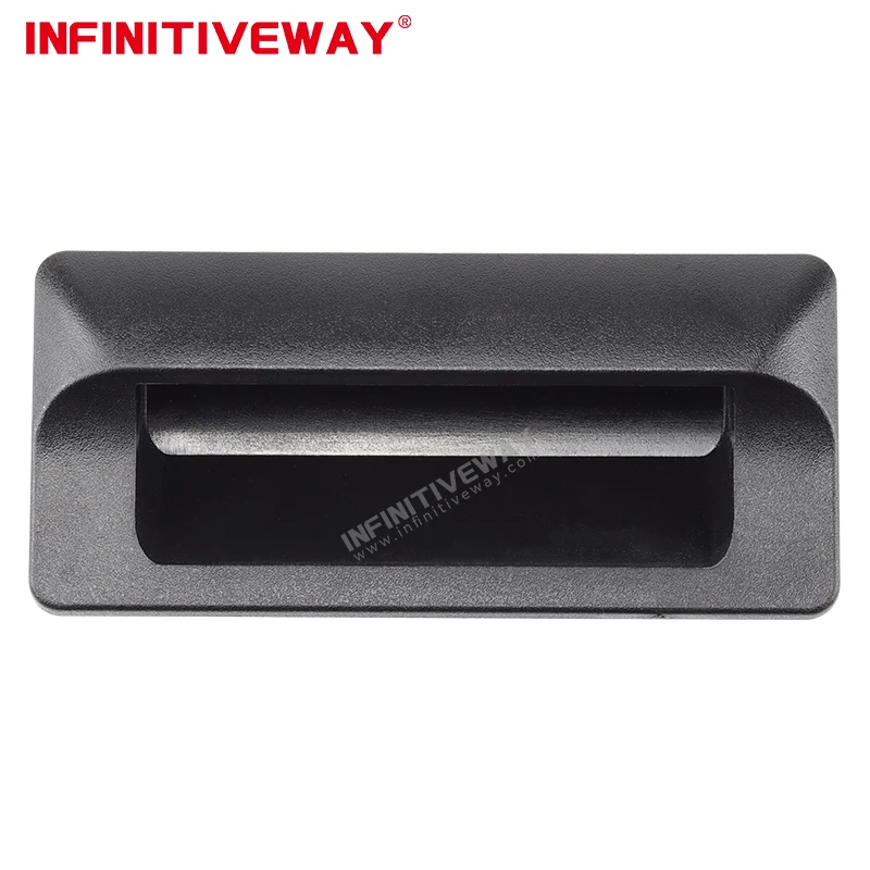 ABS plastic hidden handle embedded hidden handle invisible Industrial buckle kitchen cabinet dark cabinet drawer knobs