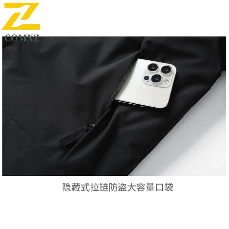 EiAO Men's Bulk Windbreaker Waterproof Windproof Hiking Jacket for Camping Fishing High-Performance Outdoor Coat 2025 Hot Sale