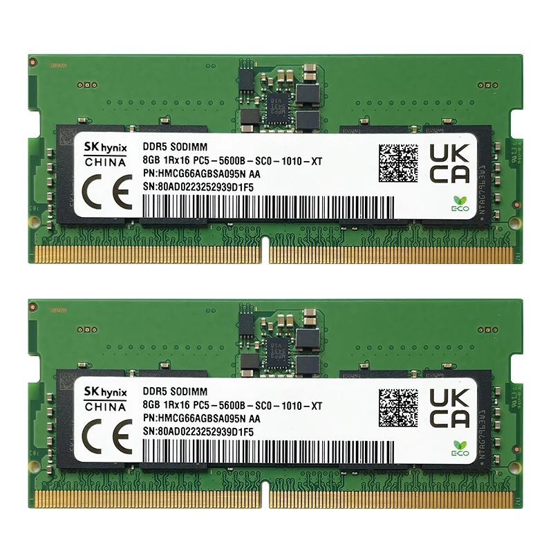 SK hynix DDR5 8GB 16GB 5600MHz RAM 1Rx16 PC5 - 5600B 1.1V Laptopk