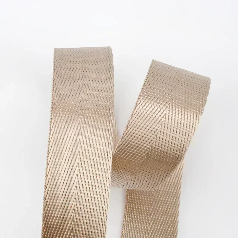 Elegant Nylon Herringbone Webbing Tape for DIY Crafts & Sewing Accessories – 5M