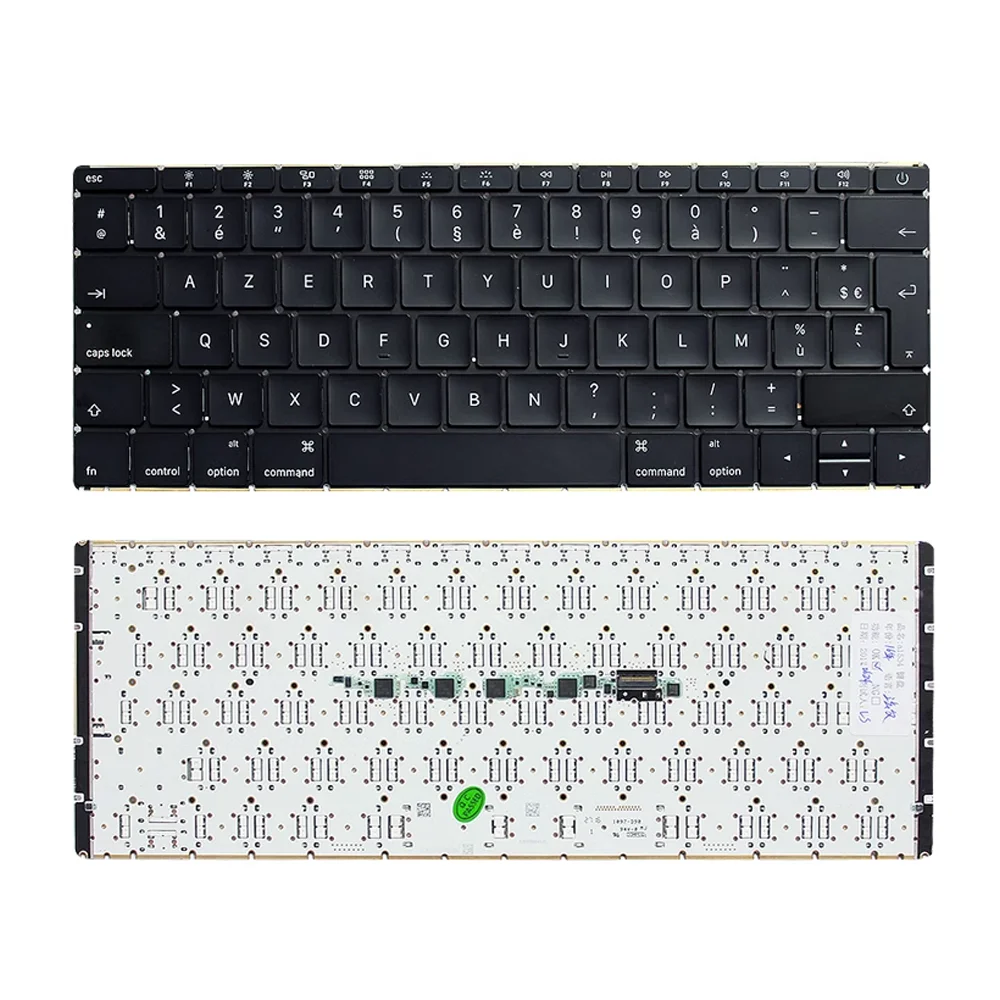

Сменная Клавиатура Французский раскладка для MacBook 12 "A1534 клавиатура 2015 года с подсветкой