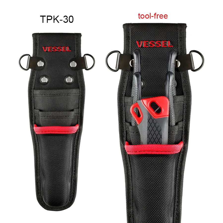 VESSEL DAK-1/2/3/4 TPK-10/20/30 SC-W90 Allzweckmesser, 1 Stück Ersatzklinge, Werkzeugtasche, Werkzeugtasche, Anti-Drop-Lanyard, aufgehängt an der Taille – Detail 10