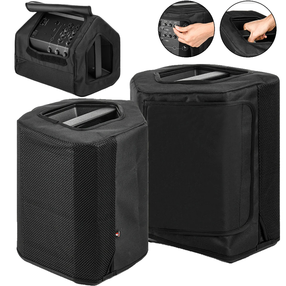 Housse De Protection En Nylon Pour Enceinte Bose S1 Pro-Plus - 22x14x4 Cm - Rabat De Poignée Et Bande élastique - 3