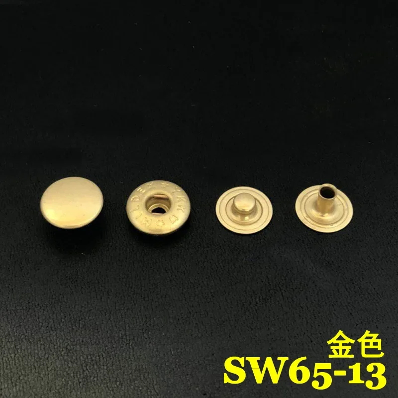 20pcs/100pcs Japan YKK Button Metal Copper Snap Button Strong S-spring Snap Button Clothing Luggage SW65 4
