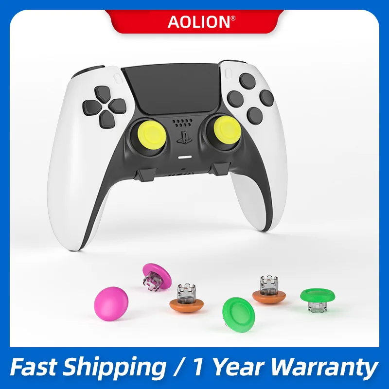 Aolion 6 In 1 Swap Sostituzione Thumbsticks Joystick Cap Thumb Stick Cap Per Ps5 Dualsense Edge Controller