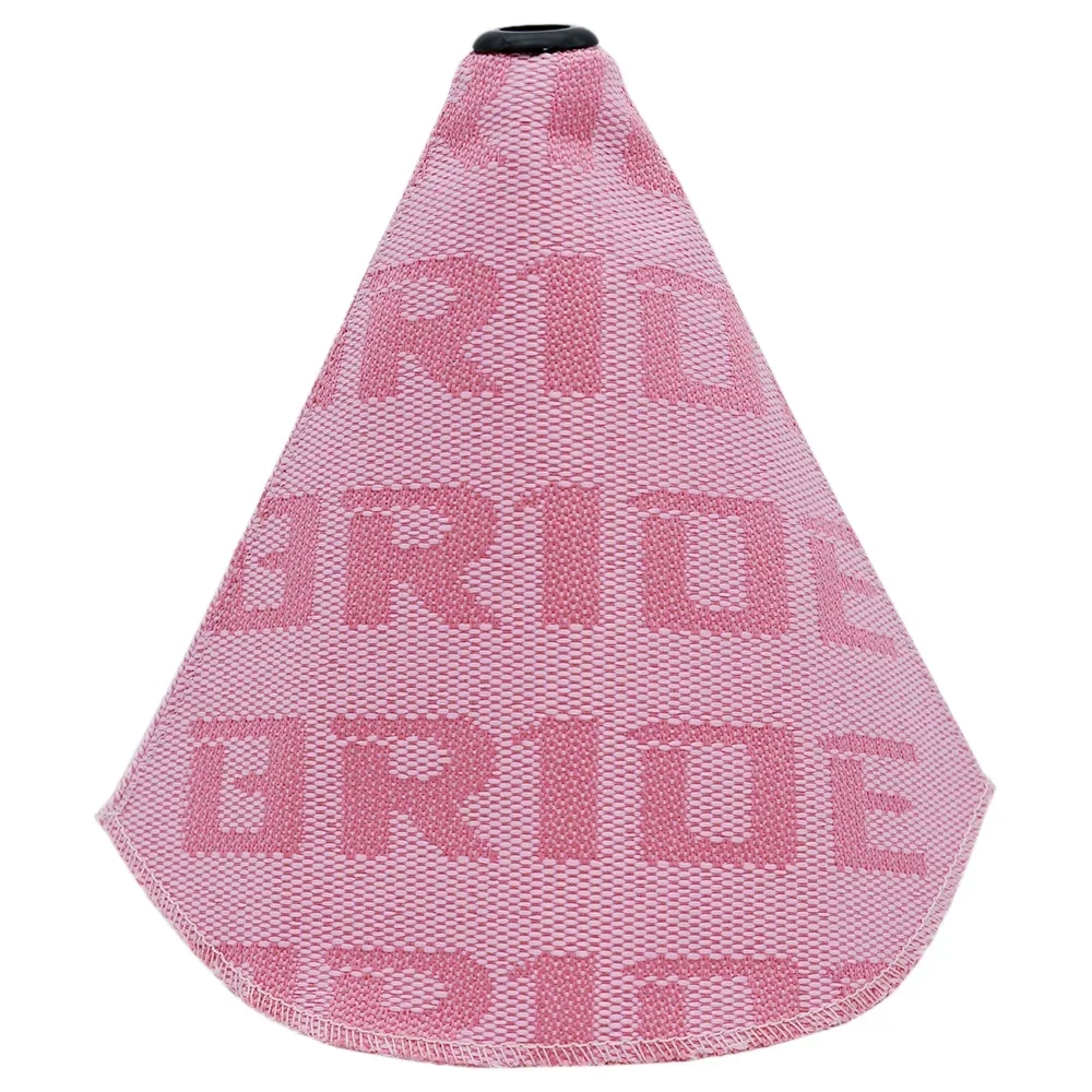 Pink Bride JDM Style High Quality Hyper Fabric Shifter Boot Racing Gear Shift Knob Cover Collar