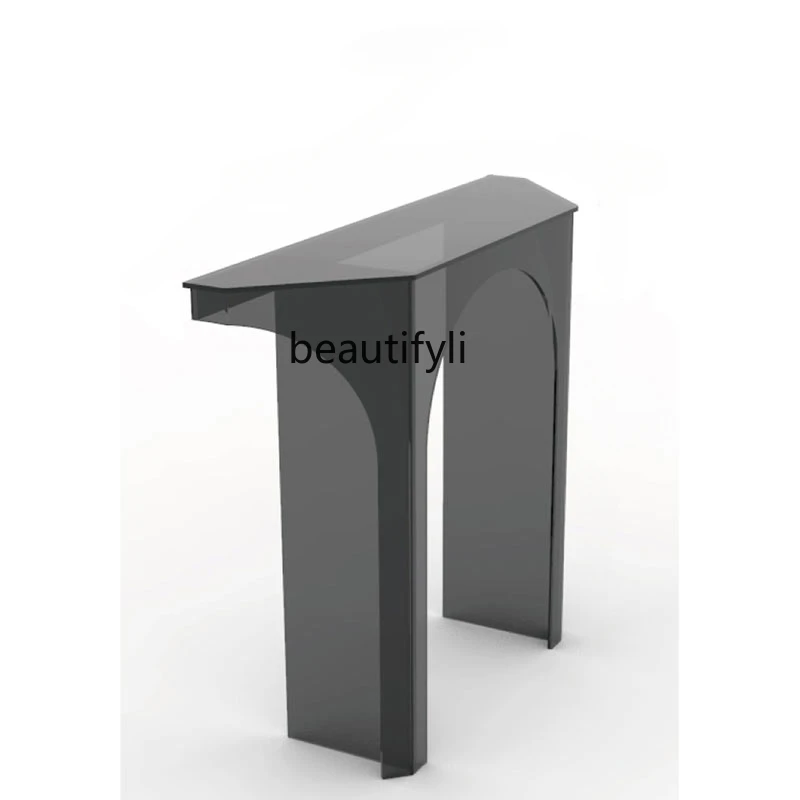 

Italian Entrance Cabinet Home Modern Minimalist Console Corridor Aisle Wall Shelf Creative Hallway Table living room furniture