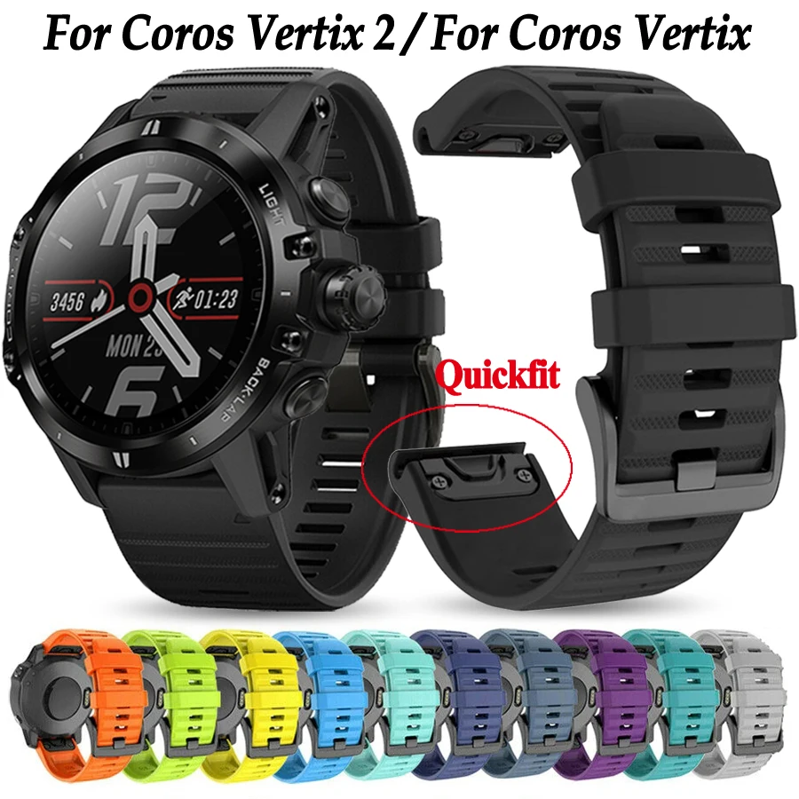 

Ремешок для часов Coros Vertix 2/Garmin Fenix 6X/6X Pro Quickfit, браслет для Fenix 7X/7X Pro Solar/5X/5 Plus