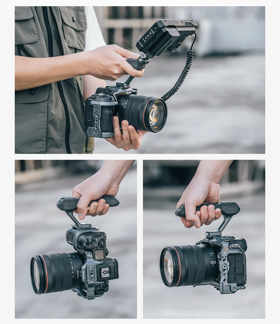 F22 Quick Release Top Hand Grip F22A3A12 All-round Camera Handle with Cold Shoe