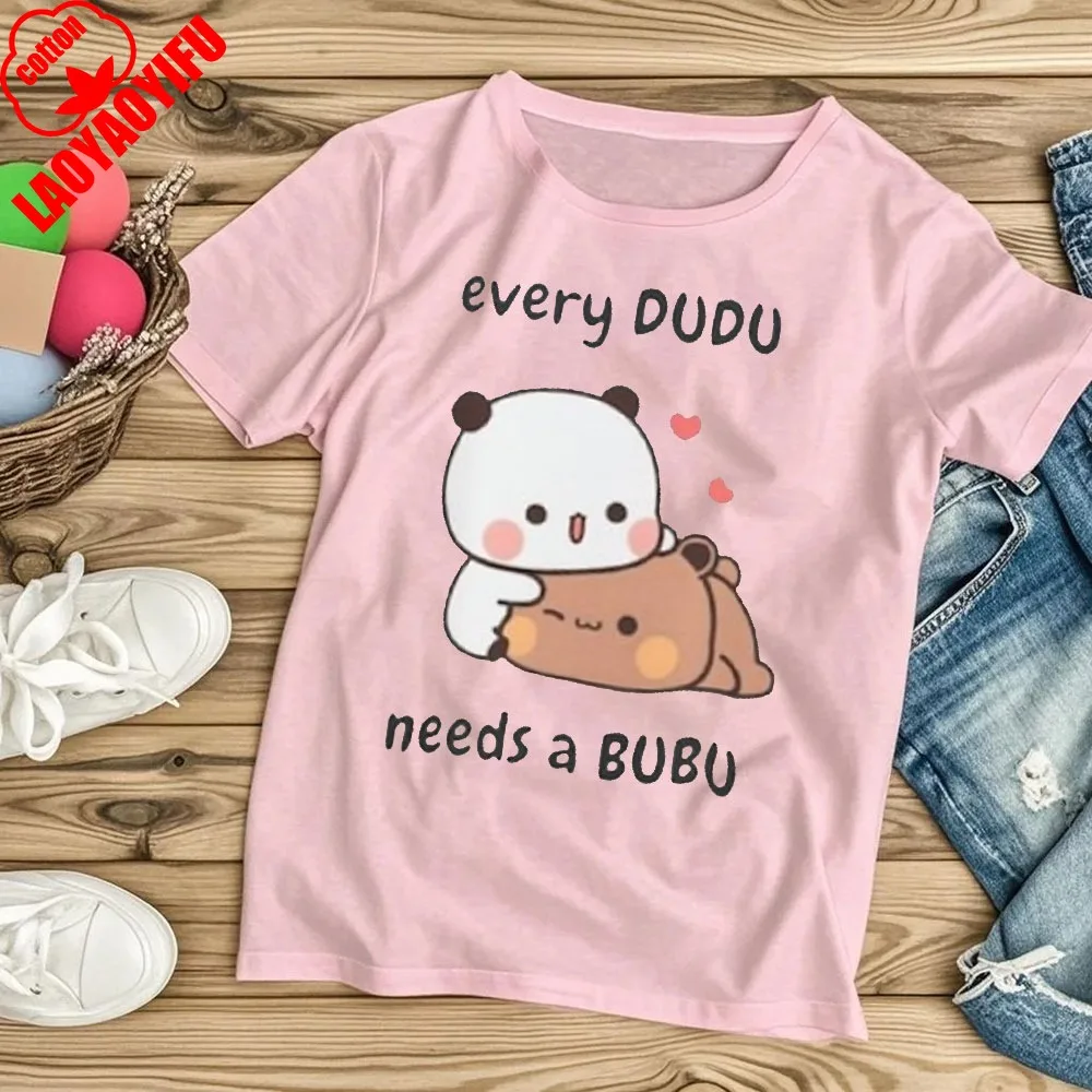 Panda Bear Hug Kawaii Unisex Anniversary Tee