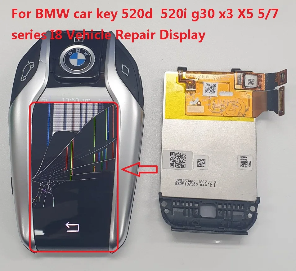 

Lcd Display For BMW Car Key 520d 520i g30 x3 X5 5/7 Series I8 Vehicle screen With Touch Panel