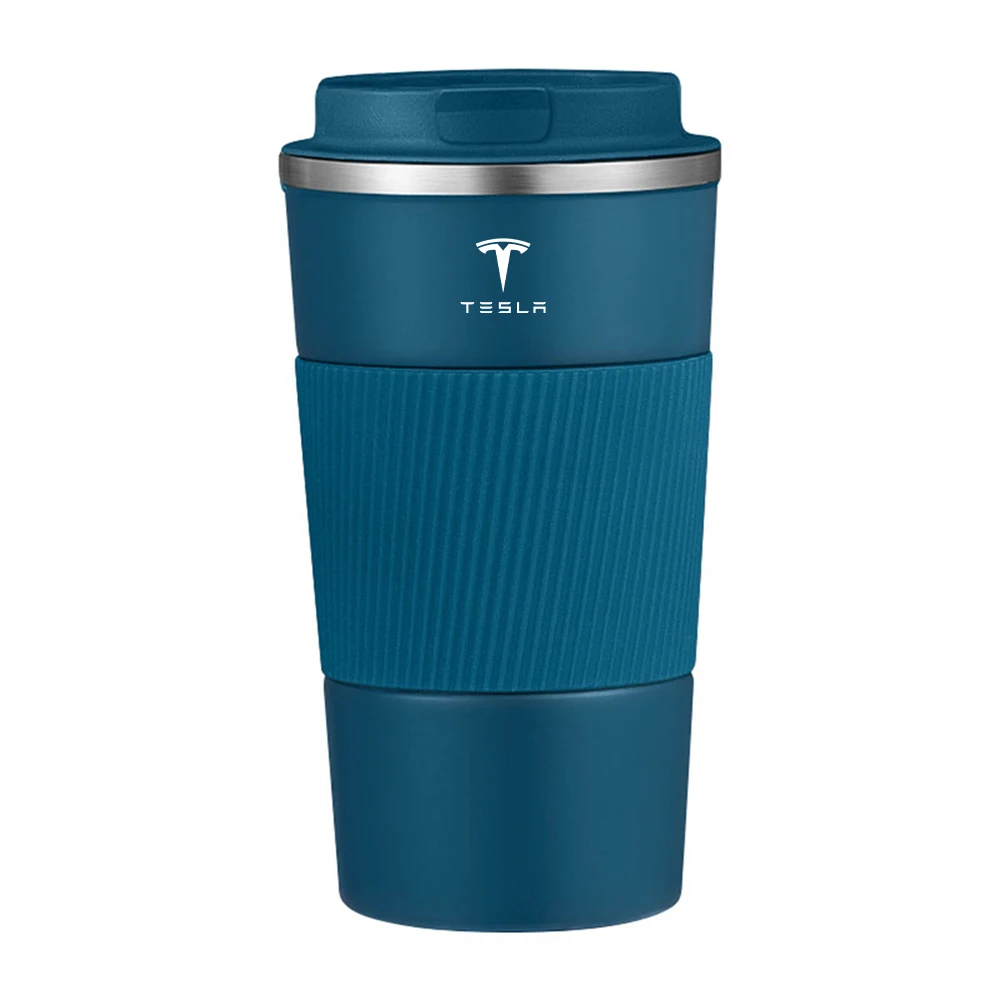 Tesla Car Coffee Thermos 510ml - ترمس قهوة حراري ل...