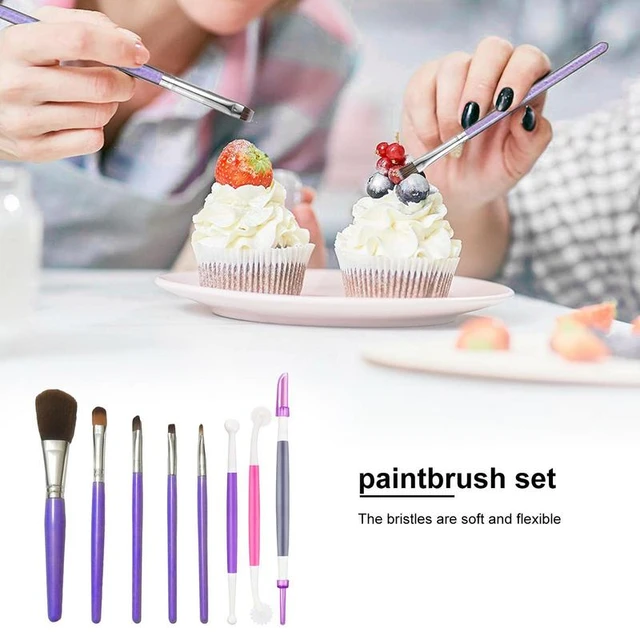 15 PCS Sugar Cookie Brushes Cake Decorating Tool Set Exquisite Baking Cute  Gifts 