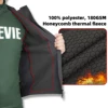 DAREVIE Cycling Vest Thermal Winter Windproof 2 Way Zippers Waterproof Cycling Windbreaker Back Zipper Pockets Men Women Rainbow 4