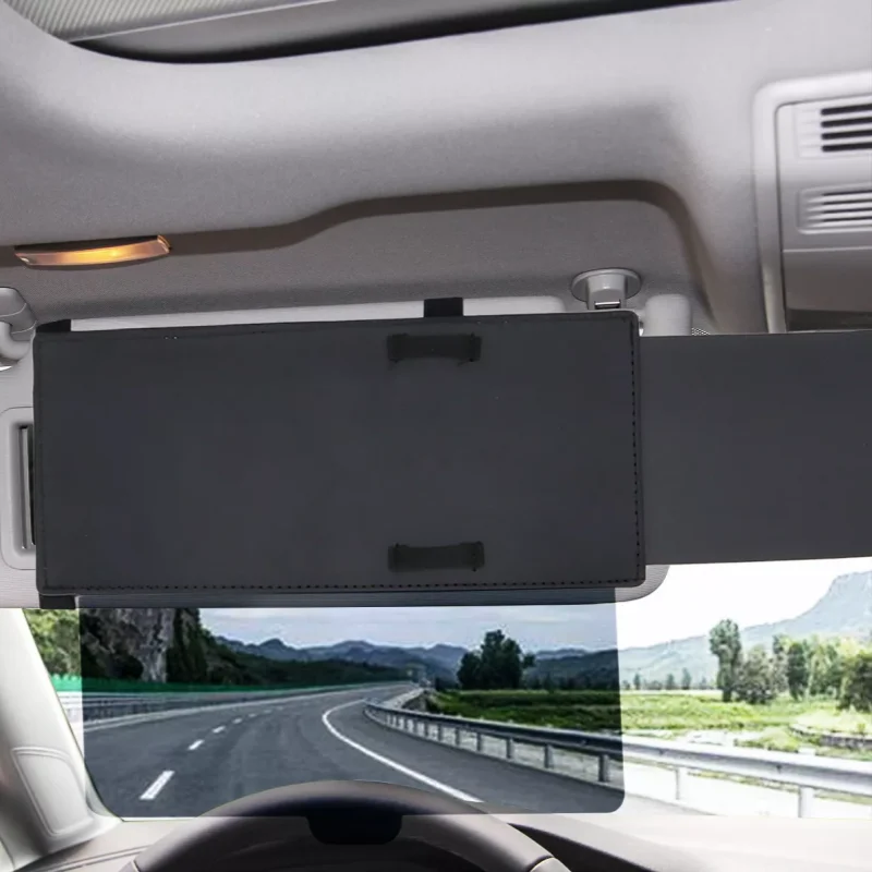 Car Sun Visor Extender Sunshade Extension Board Shield Blocker Front Side Window Shade Anti Glare Accessories