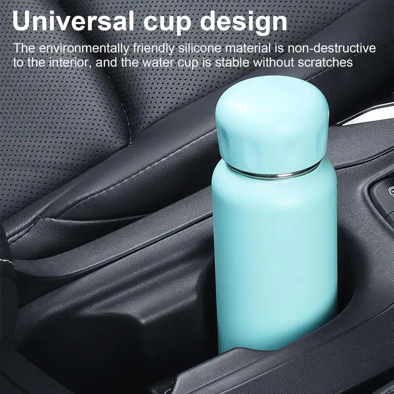 Universal Car Cup Holder Insert Limiter Slot Slip Limit Clip Elastic Silica Gel Anti Shake Fixed Bottle Glass Cup Drink Holders