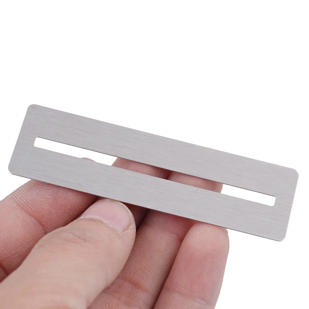 2Pcs Edelstahl Griffbrett Schutz Fret Schutz Werkzeug Für Gitarre Und Bass Gitarrenbauer Bund Einreichung Und Polieren – Detail 5