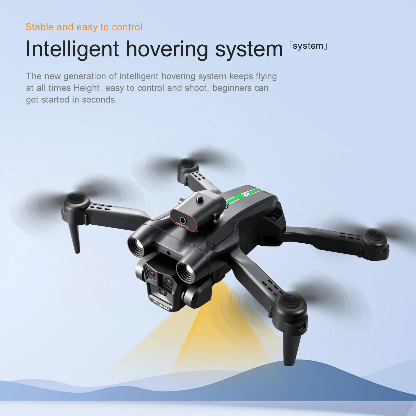 KBDFA S92 Ʈ ī޶ HD 1080P , Esc ֹ ȸ 귯 ,  FPV  帧   峭