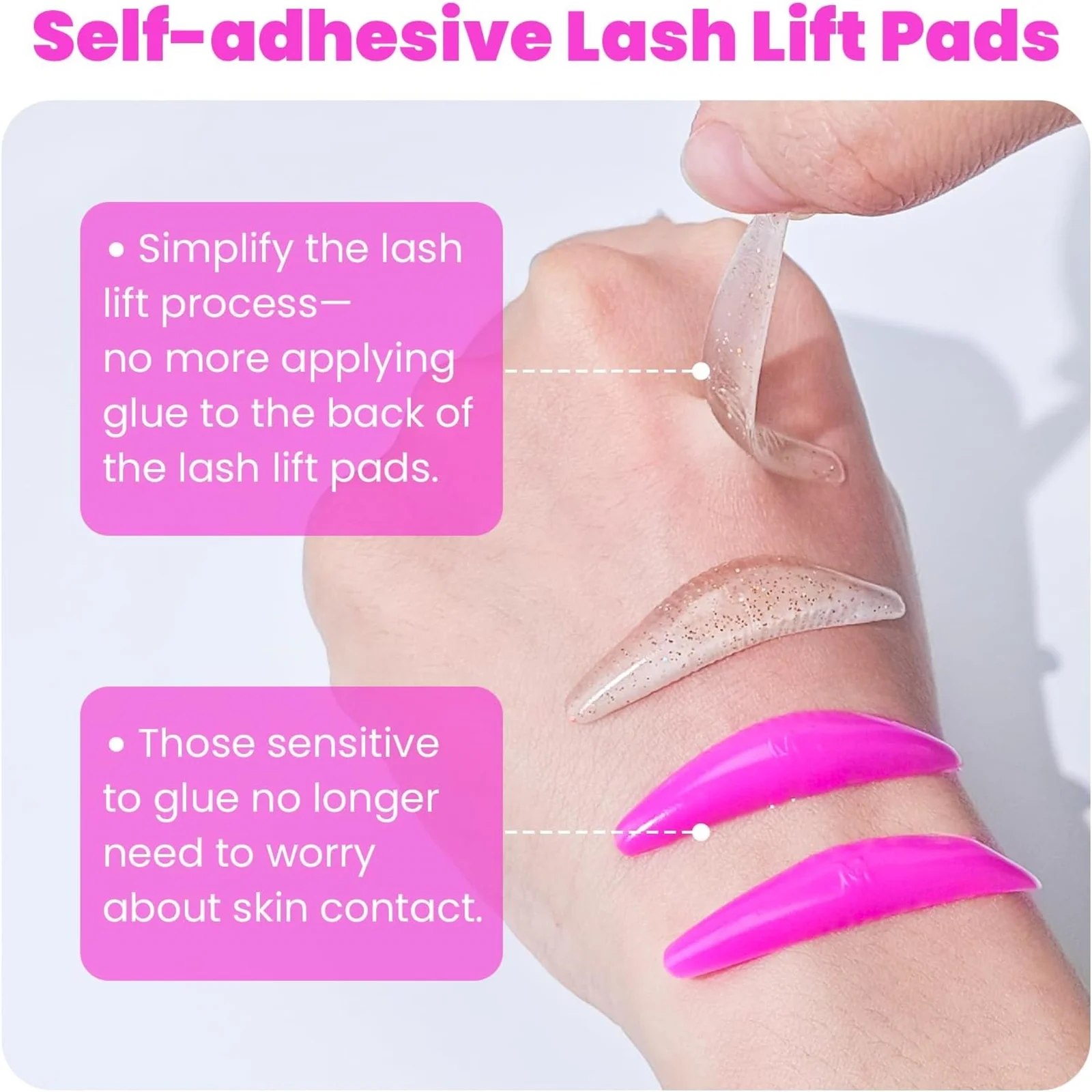 Lash Lift Pads 5 Sizes Reusable for Eyelash Lifting