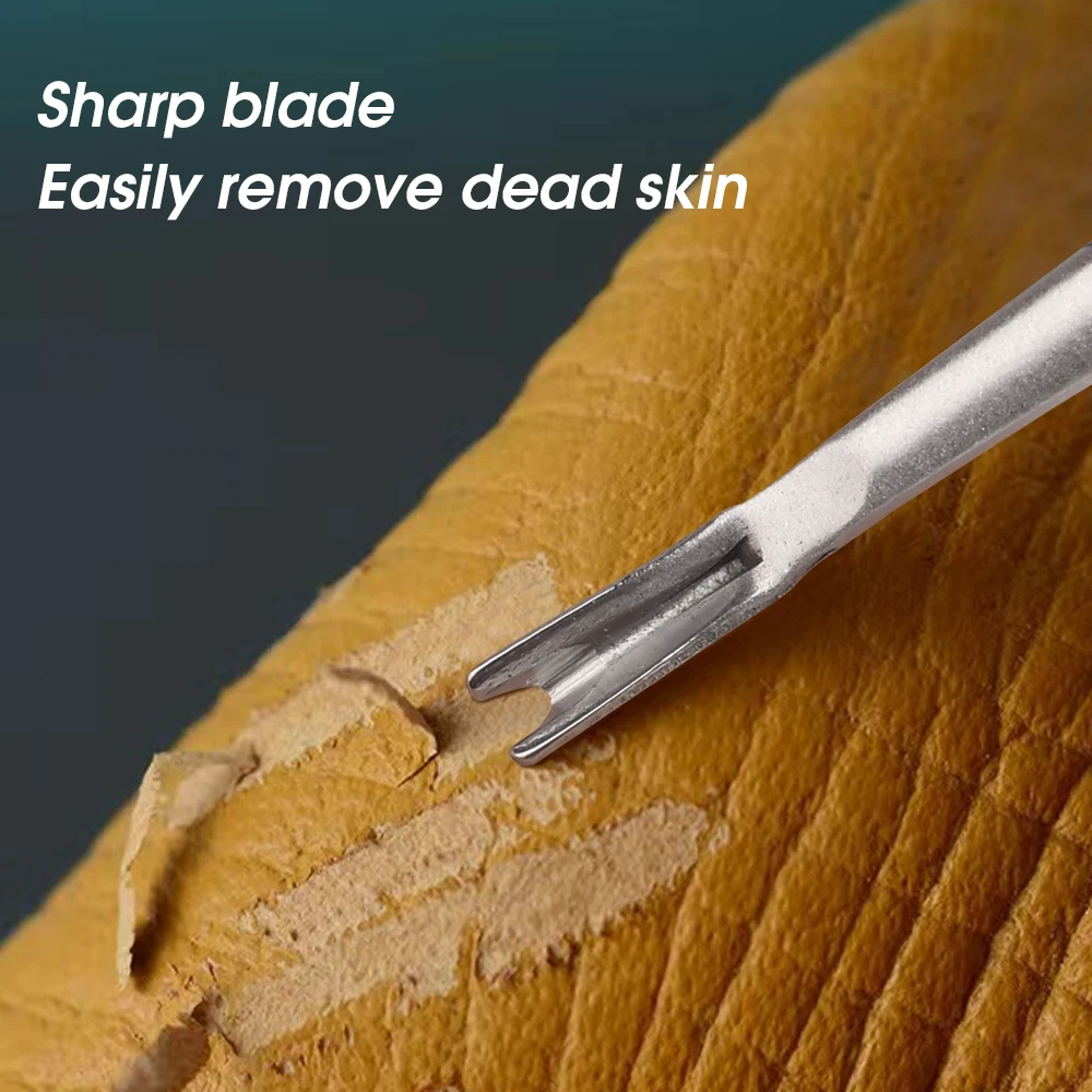 Professional Stainless Steel Cuticle Pusher Easy To Use Home Manicure Tool Simple Remover Pedicure Manicure Nail Art Exfoliation