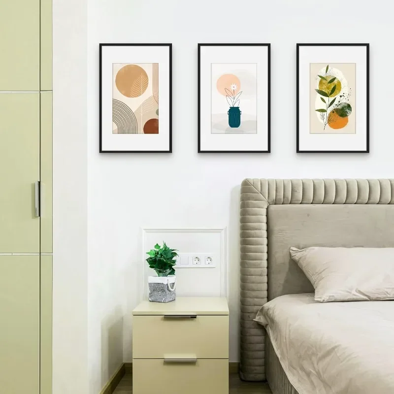 Black Picture Frame Set for Wall Display