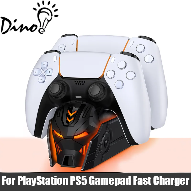 Dual Fast Charger for PS5 Wireless Controller Stand for Sony PlayStation 5 Gamepad DualSense, controller charger dock,controller charging base,controller charger