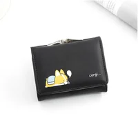 Cartoon Wallet Women Short Cute Small Wallets Student Triple Fold Card Holder Coin Purse Ladies Wallets 1