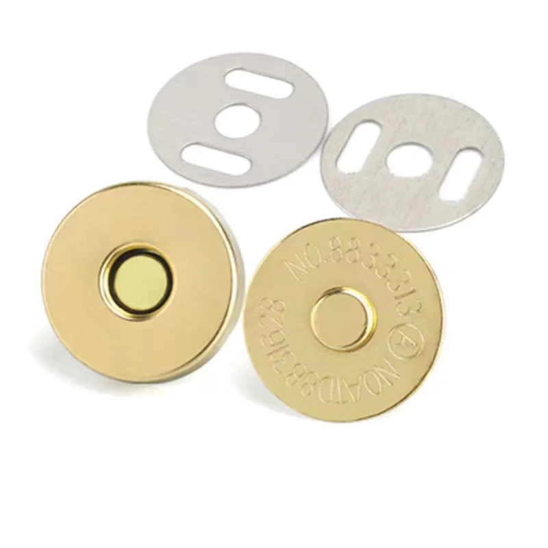 10sets/lot 14mm 18mm Magnetic Snap Fasteners Clasps Buttons Handbag Purse Wallet Craft Bags Parts Accessories Adsorption 4