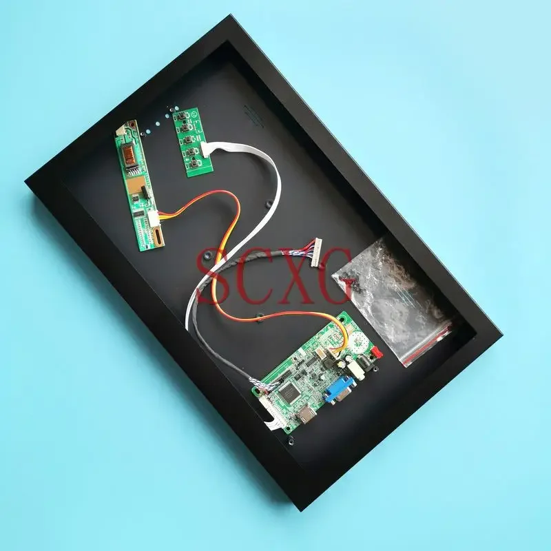 

Fit L141X2 B141XN03 L141X1 B141XN04 B141XG03 14.1" DIY Kit LVDS 20-Pin LCD Matrix 1CCFL 58C Controller Board+Metal Case 1024*768