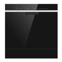 110~220V Built-In Kitchen Dishwasher Stainless Steel Countertop Automatic Drawer Smart Home Use Dishwasher For Hotels 1