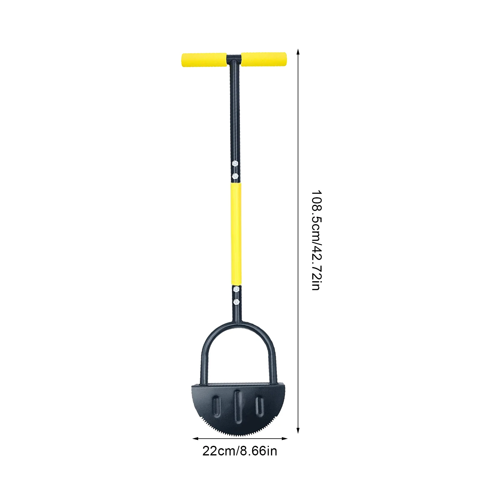 Image of T-handle manual sidewalk edger