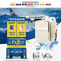 Cabin Airplane Travel Backpack 40x30x20, Hand Luggage Cabin Backpack Wizzair 40x30x20 Carry-Ons Men Women 15.6 inch Laptop Bags 2