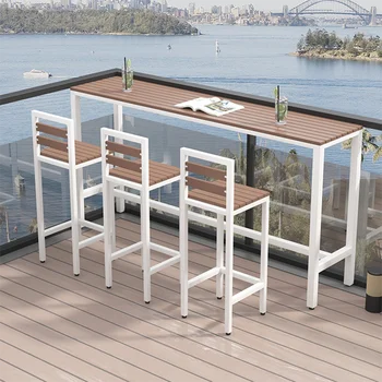 럭셔리 다이닝 바 테이블 스퀘어 미니멀리스트 화이트 산업용 바 테이블 파티, 어린이 야외 Muebles De Cocina 홈 바 가구