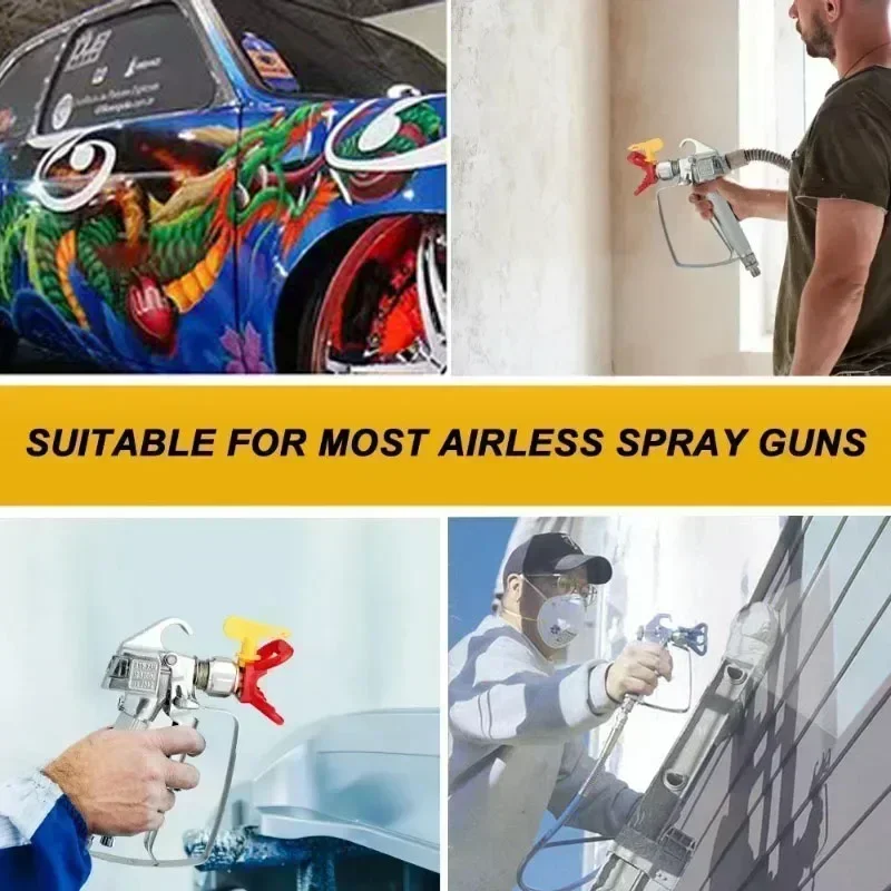 Wetool-Airless pistola bico ponta para pulverizador de pintura, amarelo modelos múltiplos, 3600psi, 395, 515