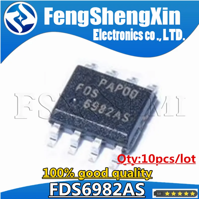

10pcs/lot FDS6982AS FDS6982 SOP8 N-Channel Power