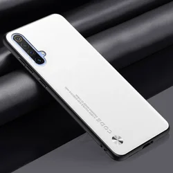 Custodia per telefono in PU pelle di lusso, silicone opaco, piena protezione