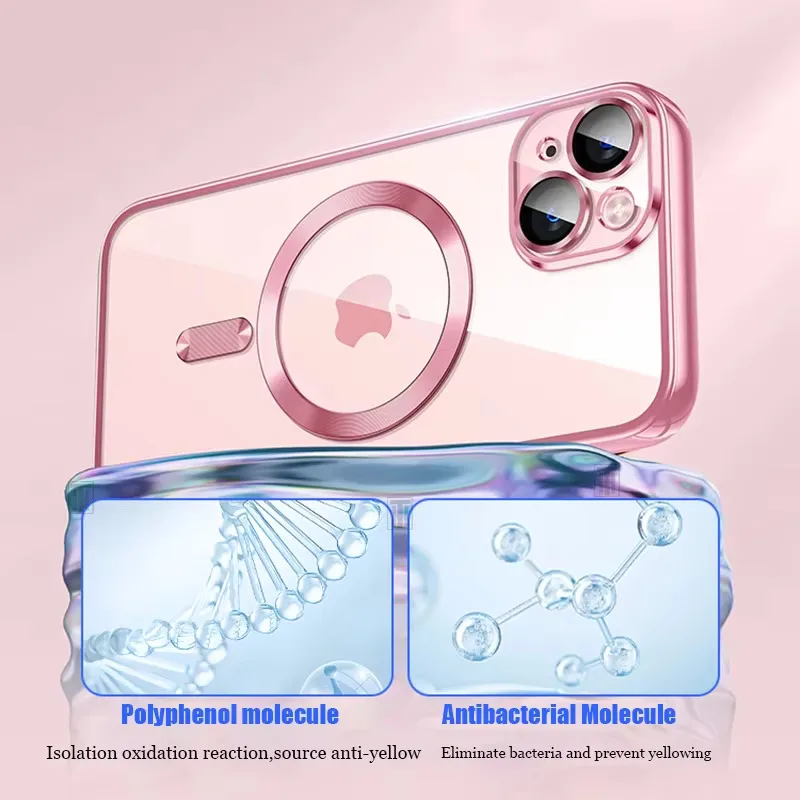 Clear Plating Ultrathin Silicone Case For iPhone 16 15 14 thumbnail 8