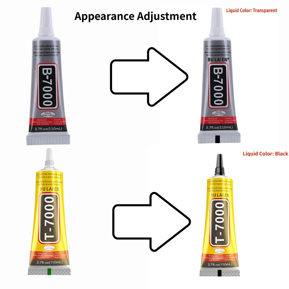 B7000 50ml Multipurpose Industrial Adhesive DIY Rhinestone Jewelry Crafts Phone Case Repair Touch Screen Glass Liquid Super Glue 2