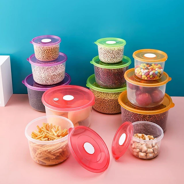 Plastic Containers Food Storage  Small Food Containers Lids - Food Storage  Container - Aliexpress