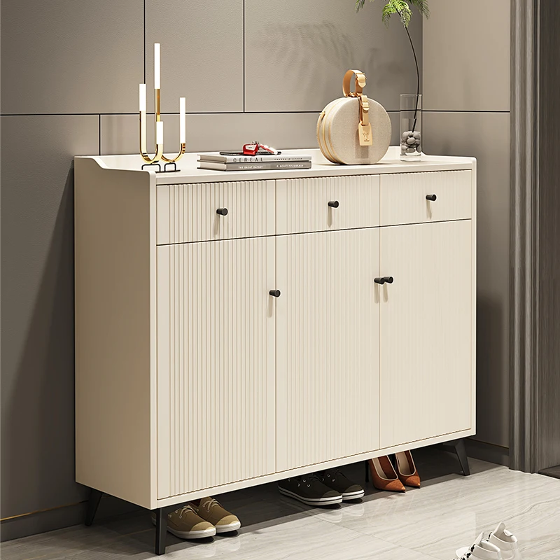 

Display Entryway Nordic Shoe Cabinets Luxury Living Room Storage Narrow Dorm Shoe Rack Shelf Dust Proof Szafki Na Buty Furniture