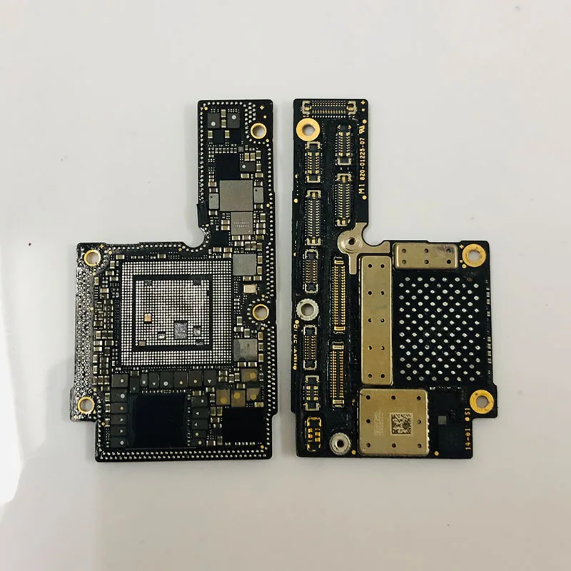 iPhone Motherboard CNC MotherBoard For iPhone 11 11Pro Max Upper & lower layer board iCloud Unlock Polishing CPU Baseband Mainboard X Xs