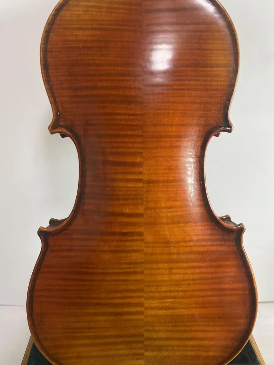 Strad style Master 5 strings violin ,huge and powerful sound flamed maple back