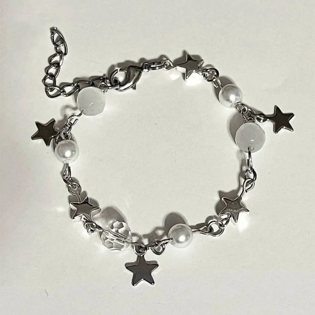 Kelabia Fairy Grunge Bracelet for Women Double Layer Star Beaded Bracelets  Aesthetic Fairycore Jewelry Fairy Grunge Accessories