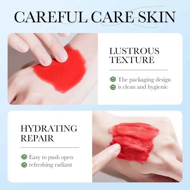 10pcs/box SADOER Rose Kiwi Fruit Facial Mud Masks Moisturizing Brightening Hydrating Face Mask Creams Masks Facial Skin Care