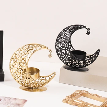 Ramadan 3D Moon Candle Holder 1