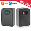 TUYA Fingerprint or Password Safe Key Box Bluetooth Storage Lock Box Smart Life App Wall Mount Security Anti-theft Lockbox 1